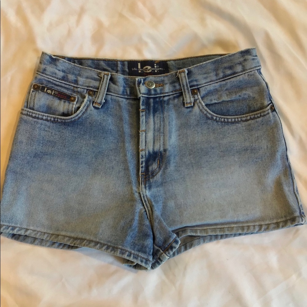 High Waste Jean Shorts